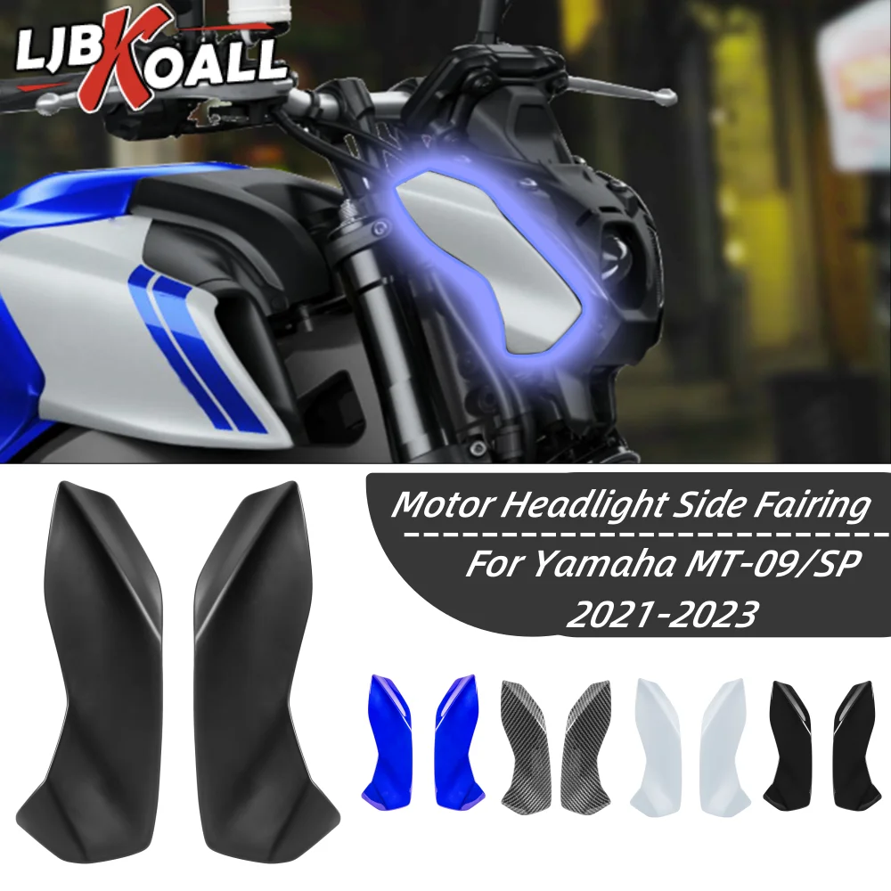 

Motorcycle Front Headlight Side Panel Fairing Frame Cover For Yamaha For MT09 SP 2021 2022 2023 MT 09 Accessories