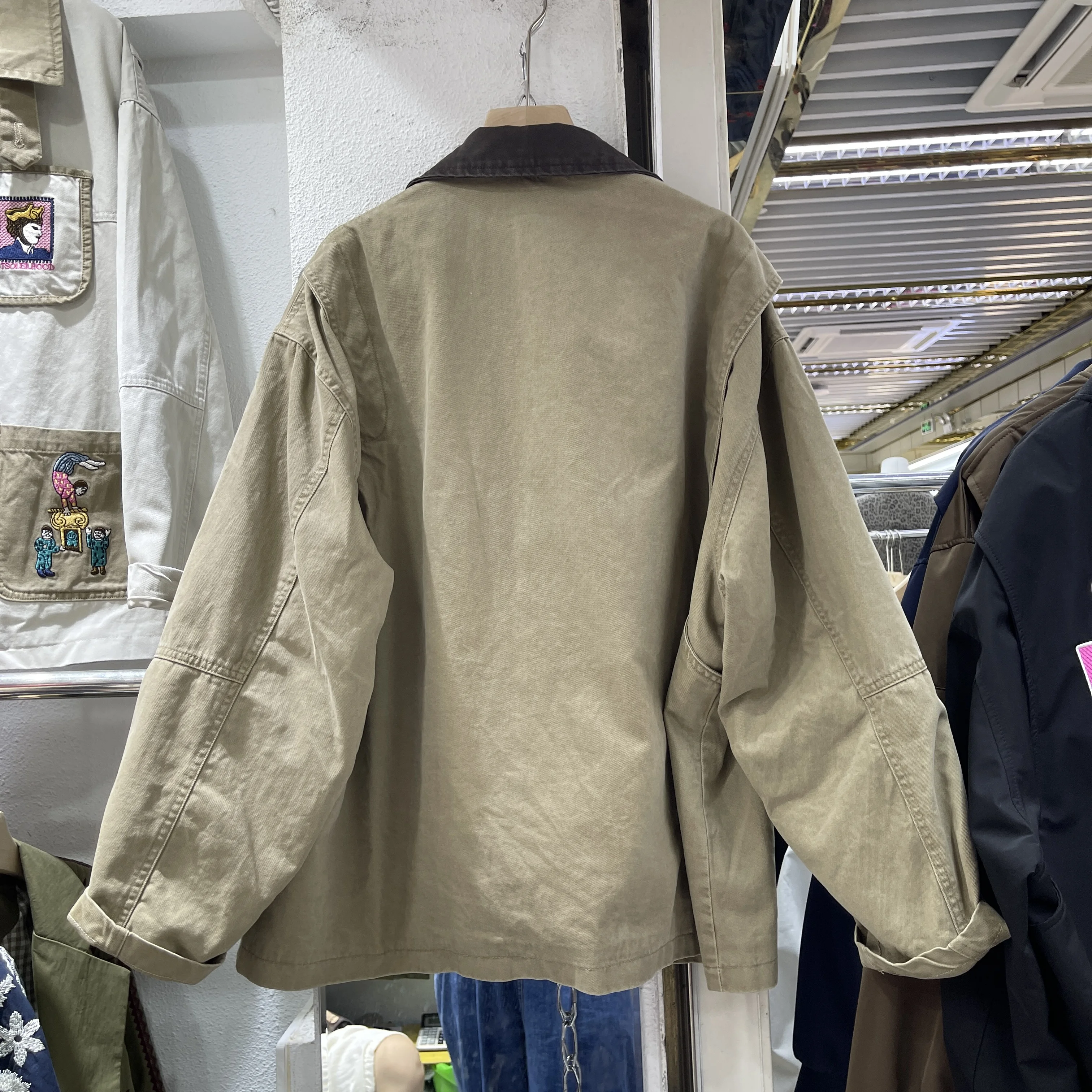 2025 New Designer Nomadic Style Contrast Color Cartoon Embroidery Pattern Lapel Jacket Loose Coat Women Autumn Jacket