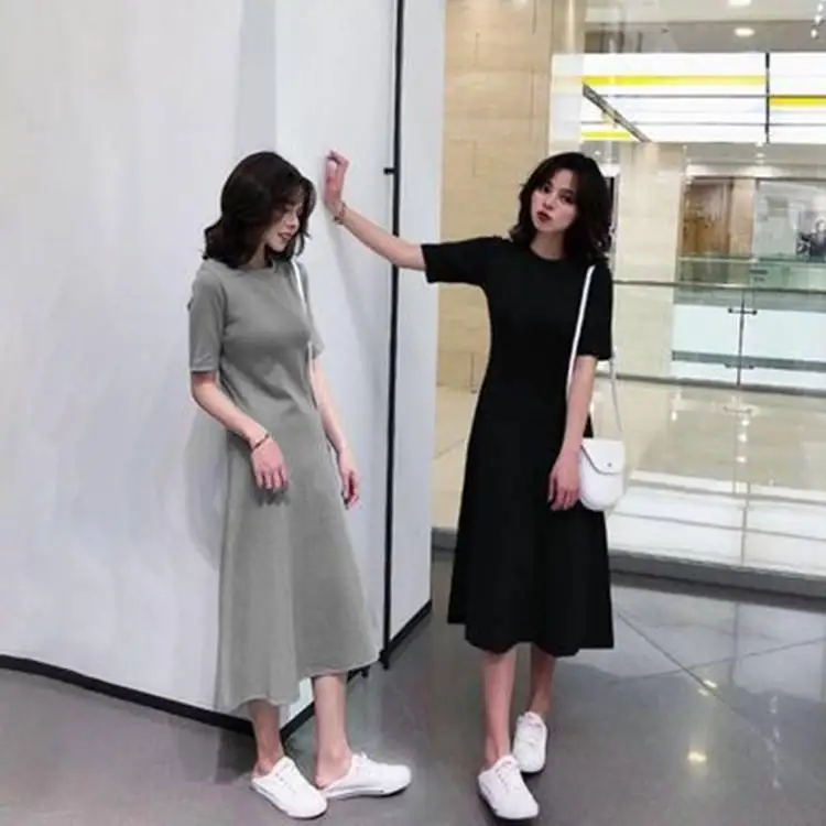 2020 nova primavera verão feminino ort sve cor a linha dr longo dr versátil preguiçoso sle base camada saia