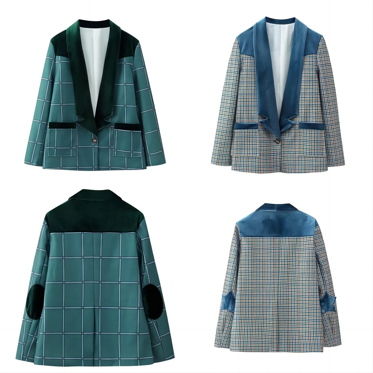 

Женский бархатный пиджак с вышивкой, весенняя новая модная одежда в европейском и американском стиле от Trade