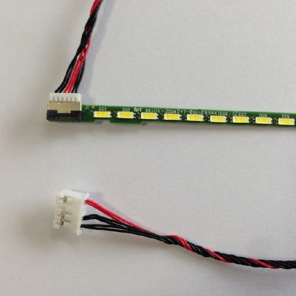 19-Inch positive LED light strip 390 385mm long original LCD LED light strip, ultra-thin 1MM thick, ultra-high brightness
