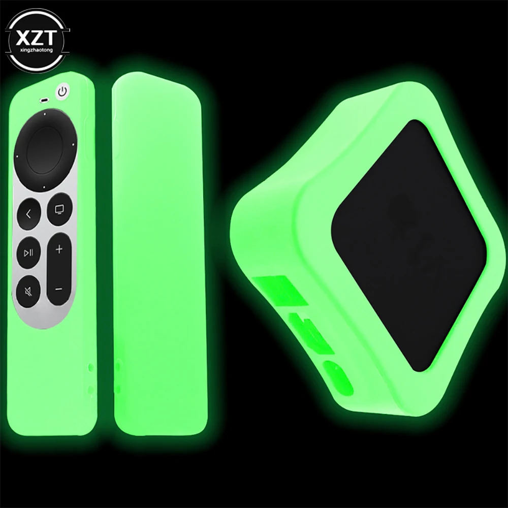 Silicone Remote Case For Apple TV Siri Remote 4K 2021 Remote Control Silicone Protective Cover Set-top Box Protective Case