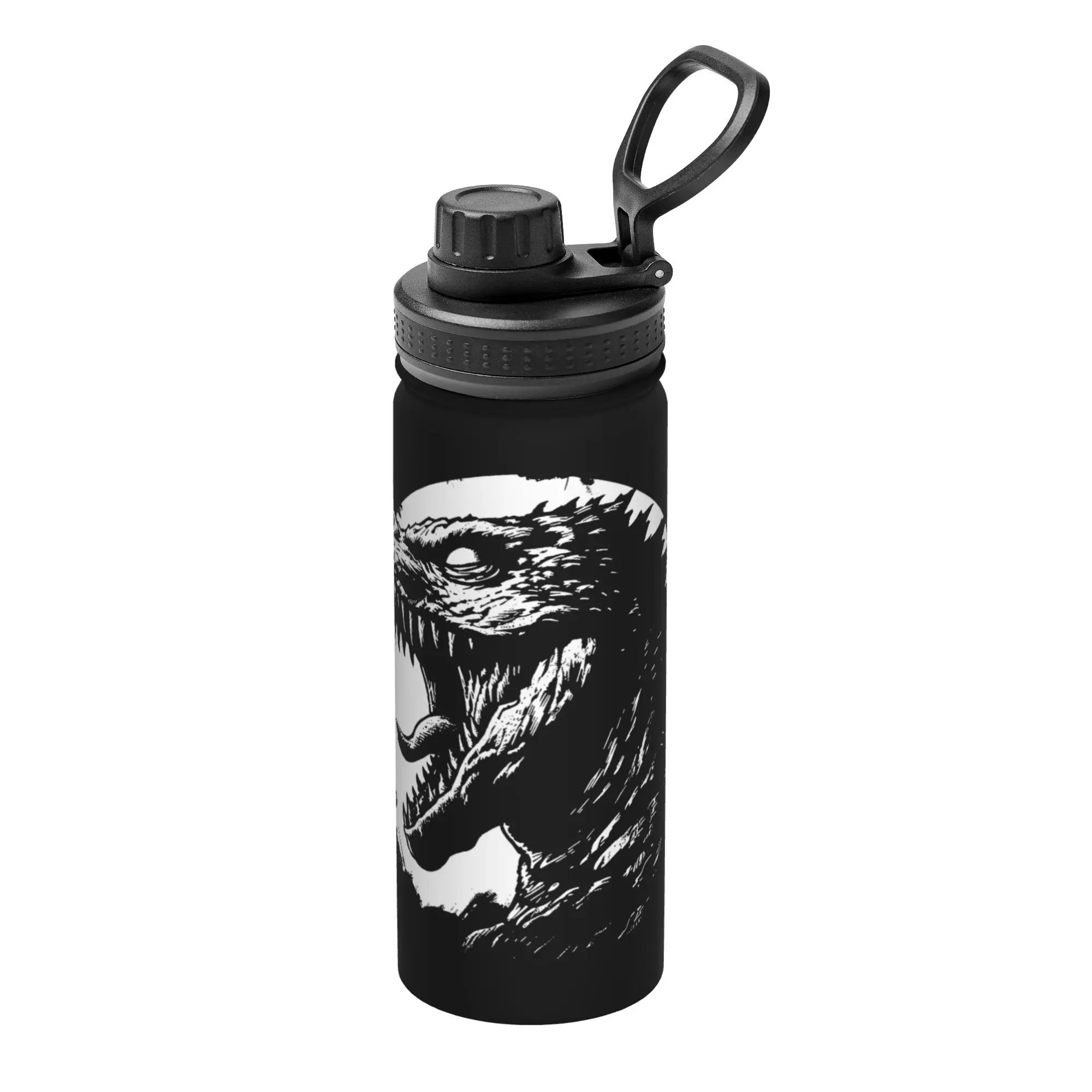 Monster G-Godzillas 18OZ Sports Insulated Kettle  Coffee Cups Stainless Steel Office Home Mug Hot Cold Drink