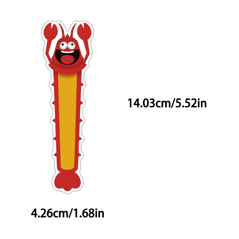 30PCS Cute Funny Animal-shaped Bookmark Creative Designs Giraffes Crocodiles Shark Perfect Marking Page Book Gift Bookmark