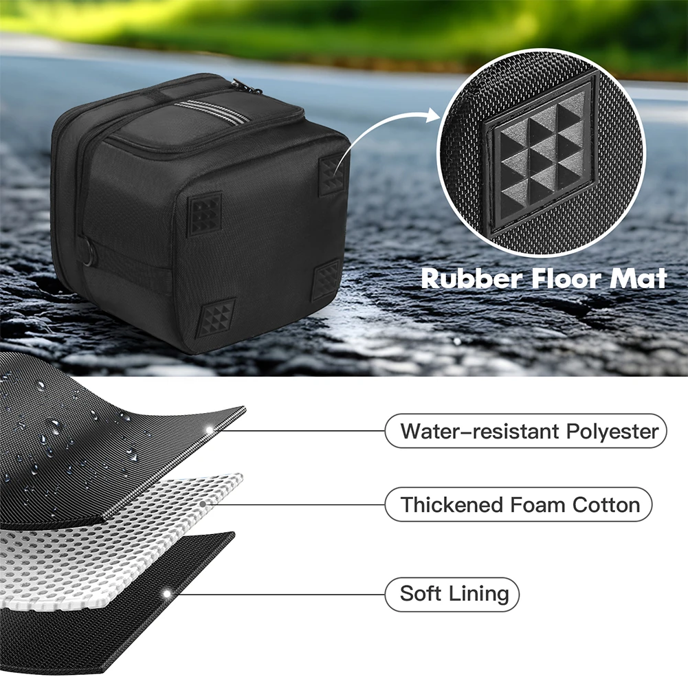 Carrying Case for Ecoflow River 2 Pro/Max Waterproof Storage Case for Ecoflow River 3/3 Plus for Ecoflow Delta 3 Plus/Delta 2 image 4