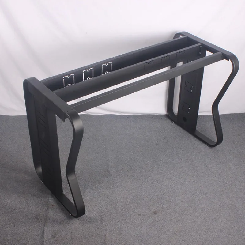 Single Desk Leg with Baffle, Butterfly Iron Frame Bracket, Modern Simple Manager Boss Table Support Legs