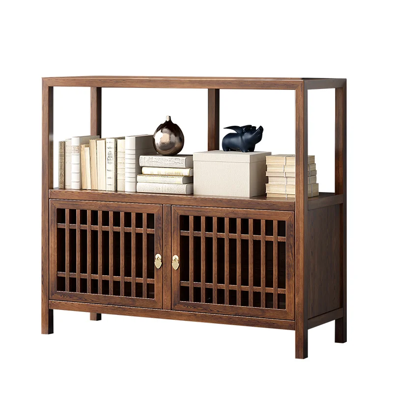 The product can be customized.Tea sideboard, Chinese small all-solid wood living room, wall, sideboard, tea kettle storage