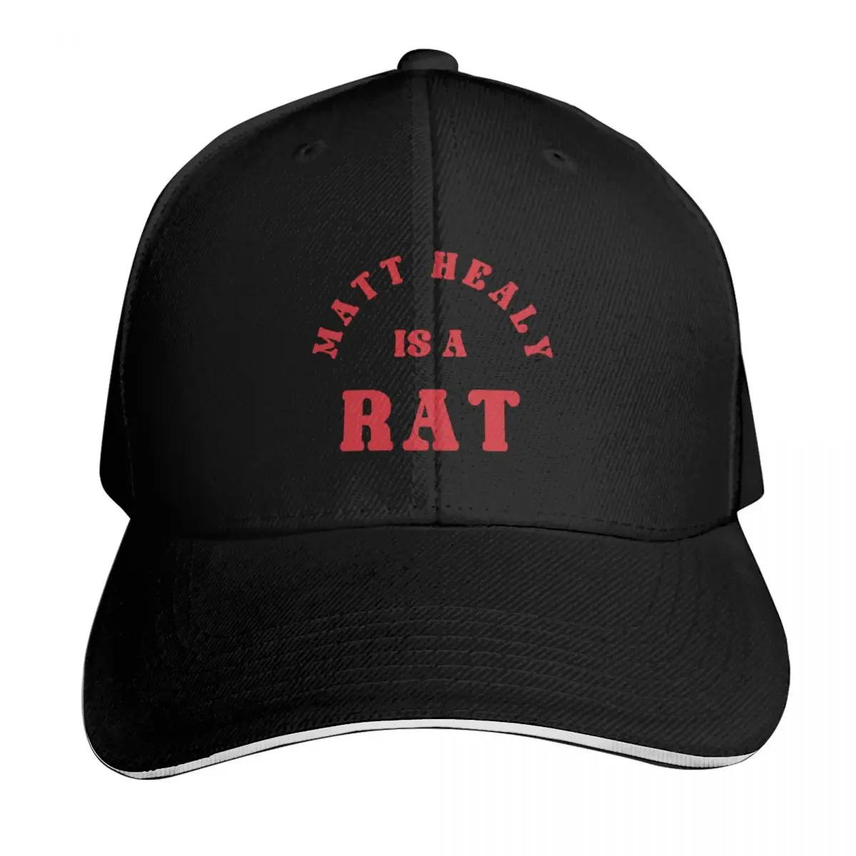 matt healy is a rat shirt Funny Gift Idea Baseball Cap Low Profile Unstructured Unisex for Men Women Outdoor Golf Running Hiking
