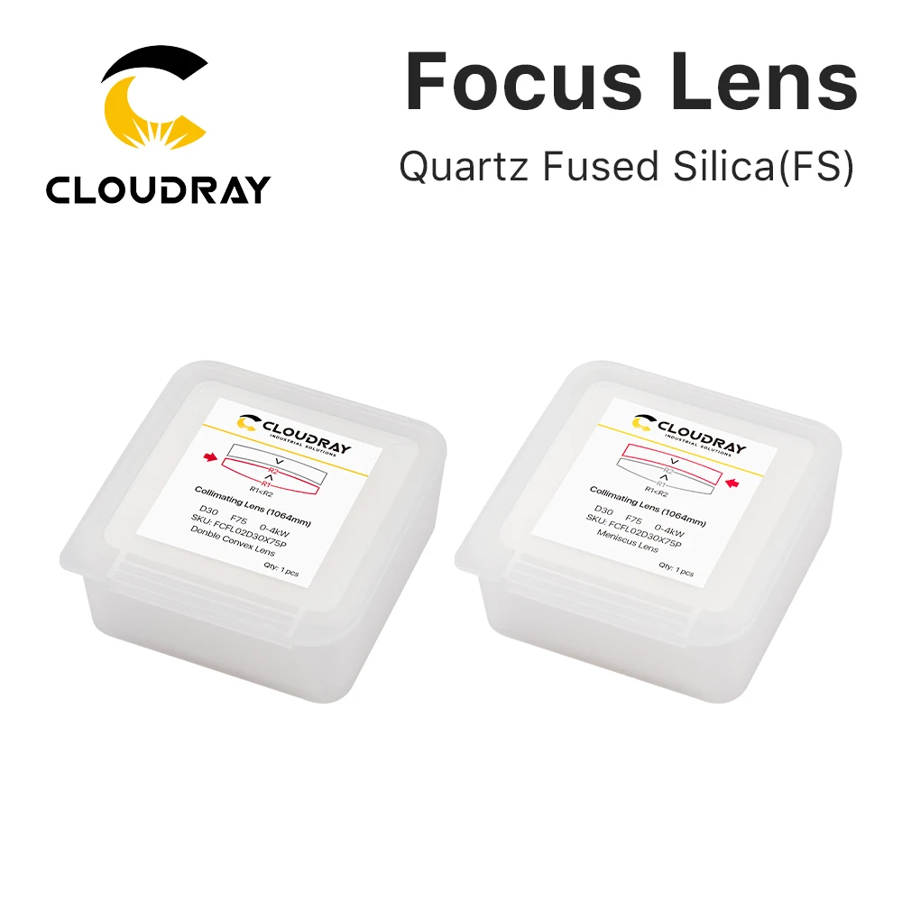 Imagem -04 - Cloudray-colimação Focando Lente para Precitec Raytools Wsx Laser de Alta Potência Quartz Fused Silica D37 F100 F125 F150 F200 6kw