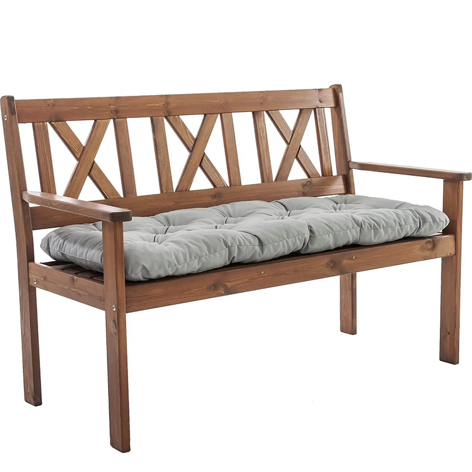 

Garden Bench Cushion Outdoor Indoor Chair Cushion Furniture Upholstered Terrace, European Style Solid Colour Long Cushion