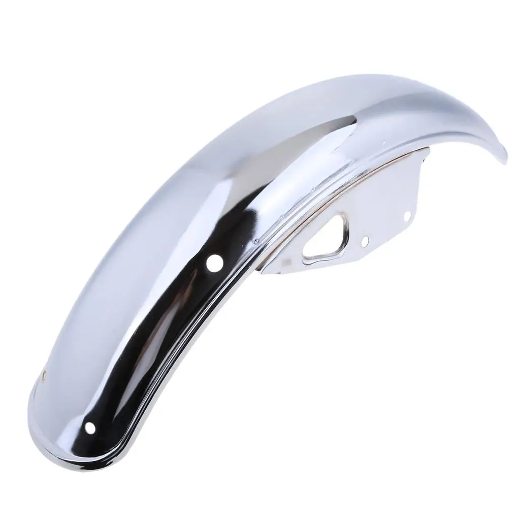 Chrome Motorcycle Front Mudguard Fairing Mug Guard Covers for Suzuki GN125