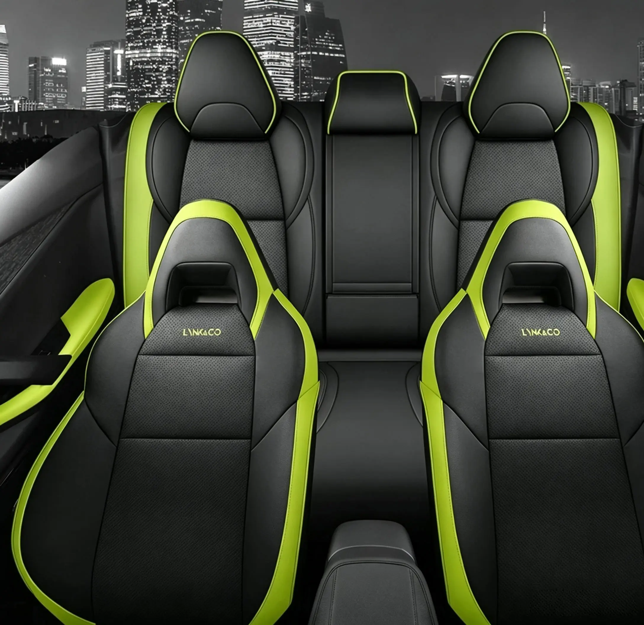 Left-Drive Car Seat Cover For Lynk & Co 03 2024 All Season Seat Cushion Custom Fit Full Surround Protective Covers Vehicle