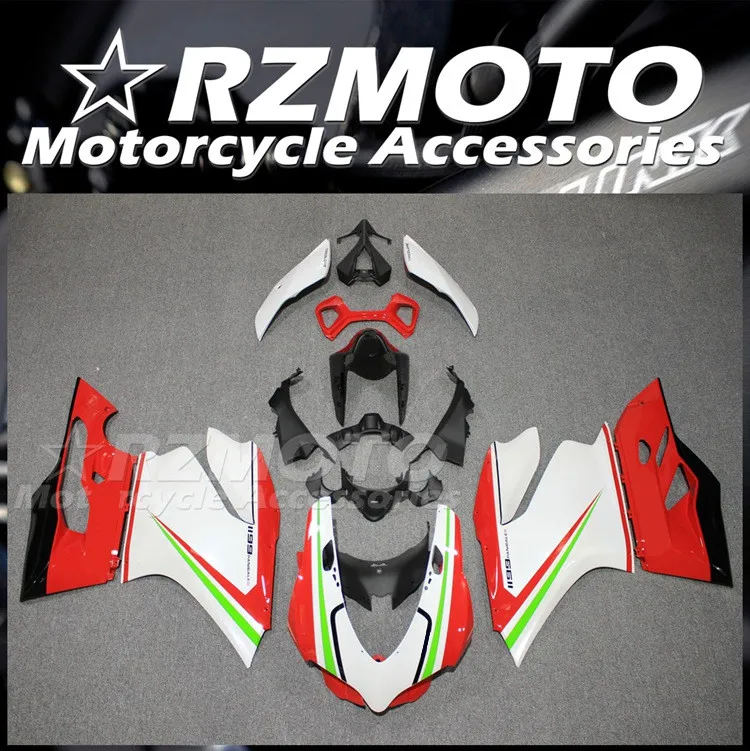 4Gifts New ABS Motorcycle Fairings Kit Fit For Ducati Panigale 899 1199 2012 2013 2014 2015 2016 Bodywork Set Custom Red Green