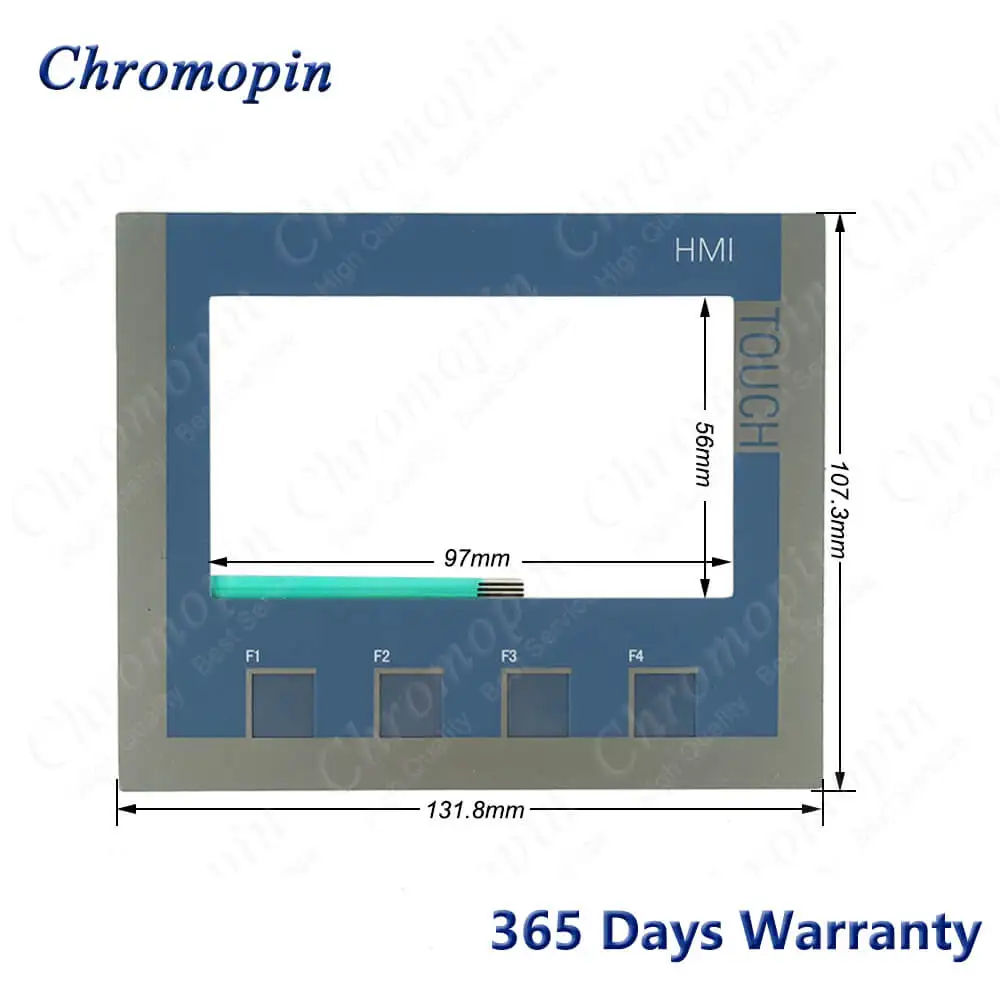 Panel táctil de cristal digitalizador para 6AV6647-0AA11-3AX0 6AV6 647-0AA11-3AX0 KTP400, pantalla táctil con teclado de membrana