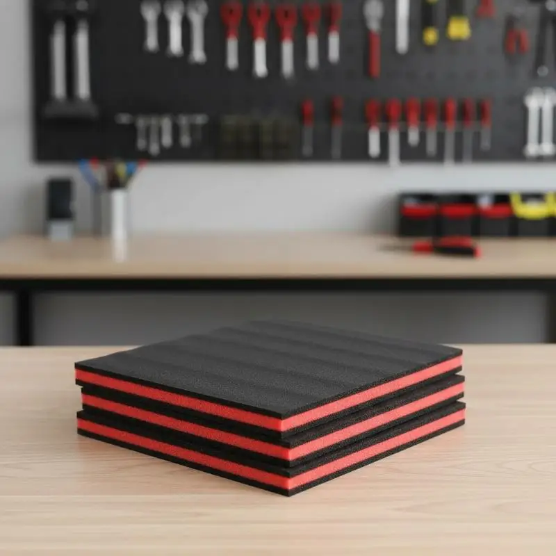 Toolbox Foam Cushion Inserts 3Pcs Non Skid Tool Organizer Liner Pad Sheet for Toolbox Cabinet Drawer Protection and Storage