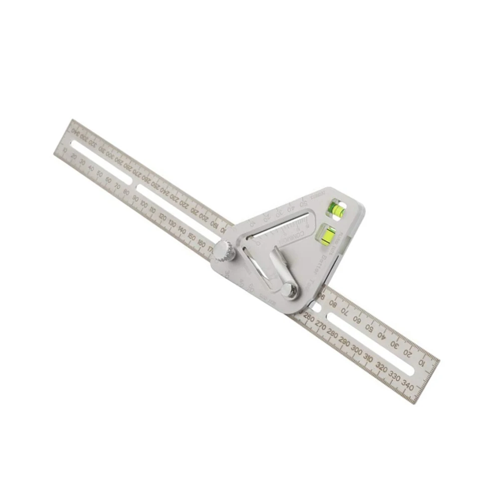 Accurate Angle Measurement Multifunctional Woodworking Ruler Portable And Convenient Versatile Applications Compact Size