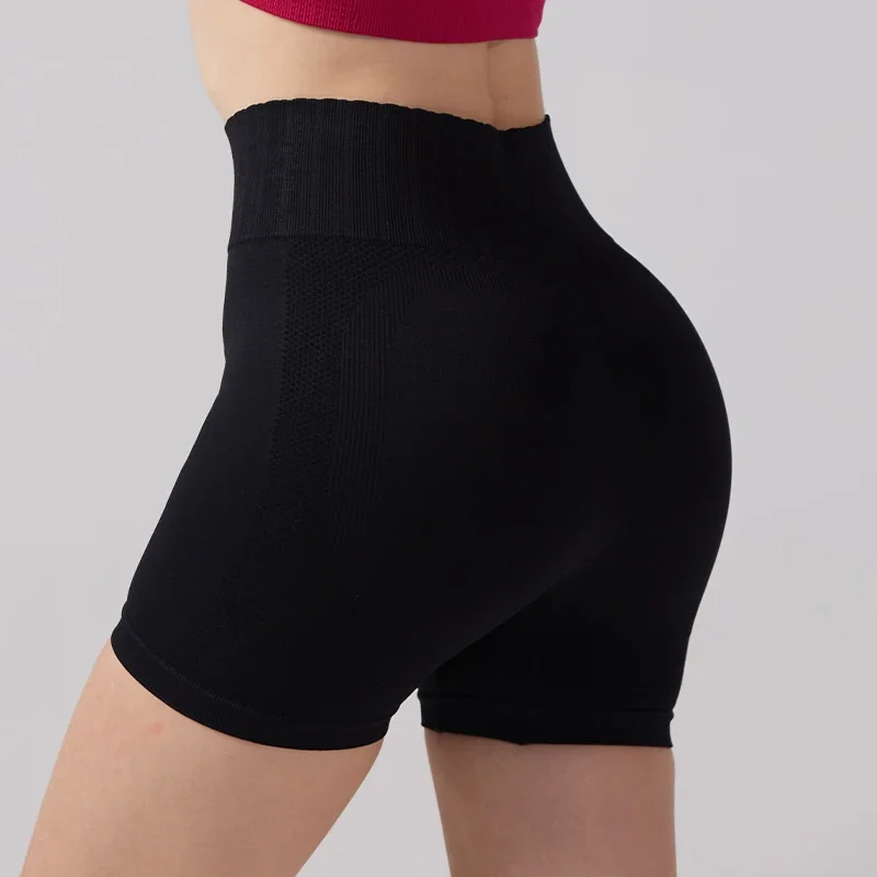 여성 스포츠 요가 반바지 하이웨이스트 힙업 숏팬츠 여성 러닝 타이트 요가 피치힙 피트니스 7부 바지