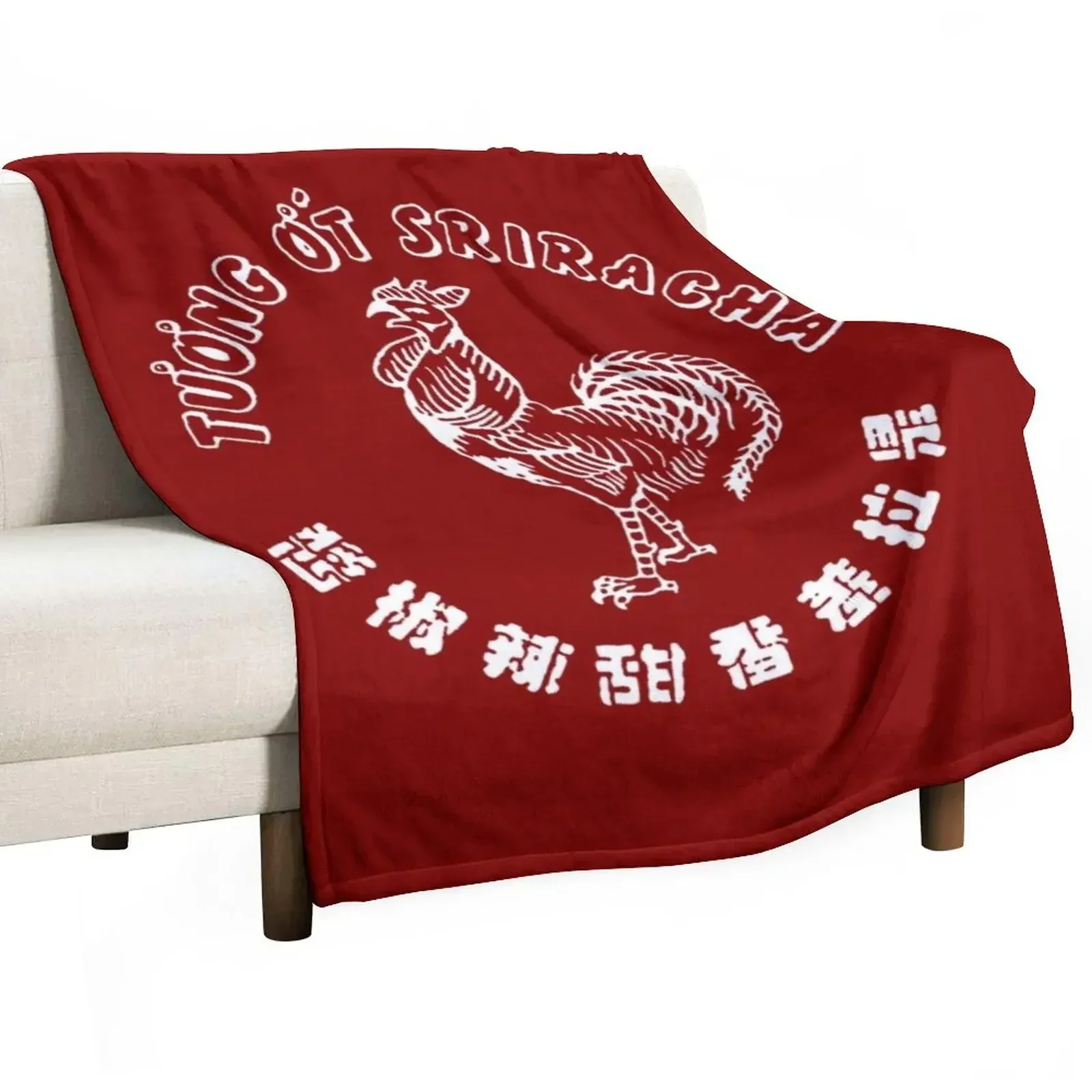 

Sriracha Full Throw Blanket blankets and throws Decoratives Blankets