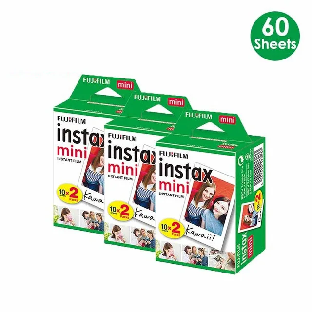 Fujifilm Instax Mini Film Wit 10 20 40 60 80 100 Vellen Voor FUJI Instant Fotocamera Mini 12/11 Mini 9 8 7 70 90 Filmcamera