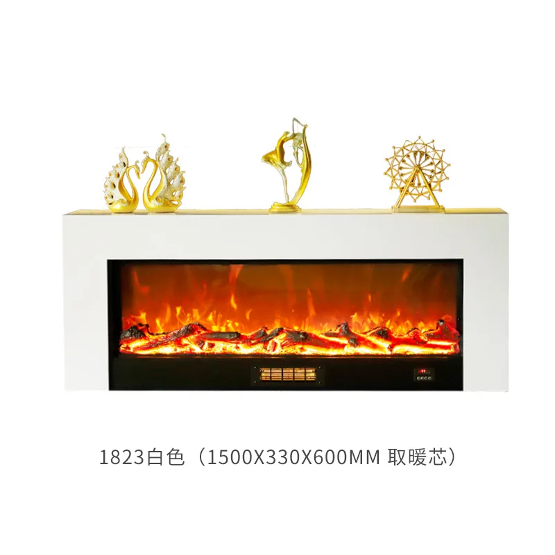 Customized electronic simulation fireplace heating fireplace European style heating fireplace core hotel bar living room built-i