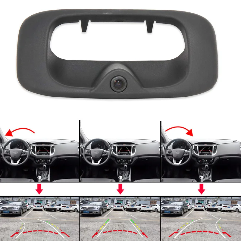 

Suitable for Chevrolet Silverado handle to simulate movement trajectory CVBS car rearview camer-a