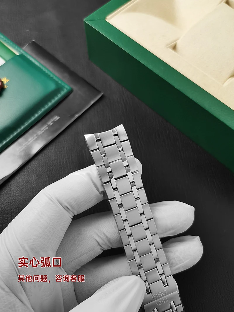 Fuyijia-男性用ステンレススチールストラップ、男性用カスタムウォッチバンド、バタフライバックルブレスレット、湾曲したインターフェース、t-iss-ot、t099、21mm、16mm