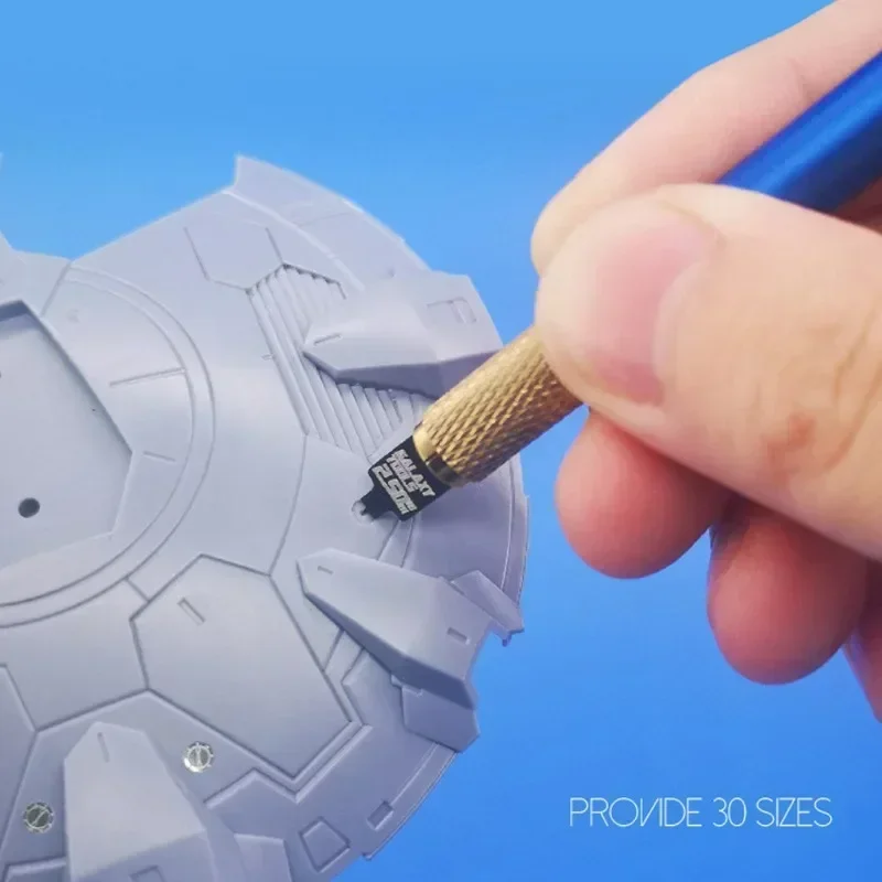 New Hobby Model Zimmerit Mark Tool Tank Model Anti-magnetic Maker Texture Making Tool for Tank Armor Manual Hole Opening Tools