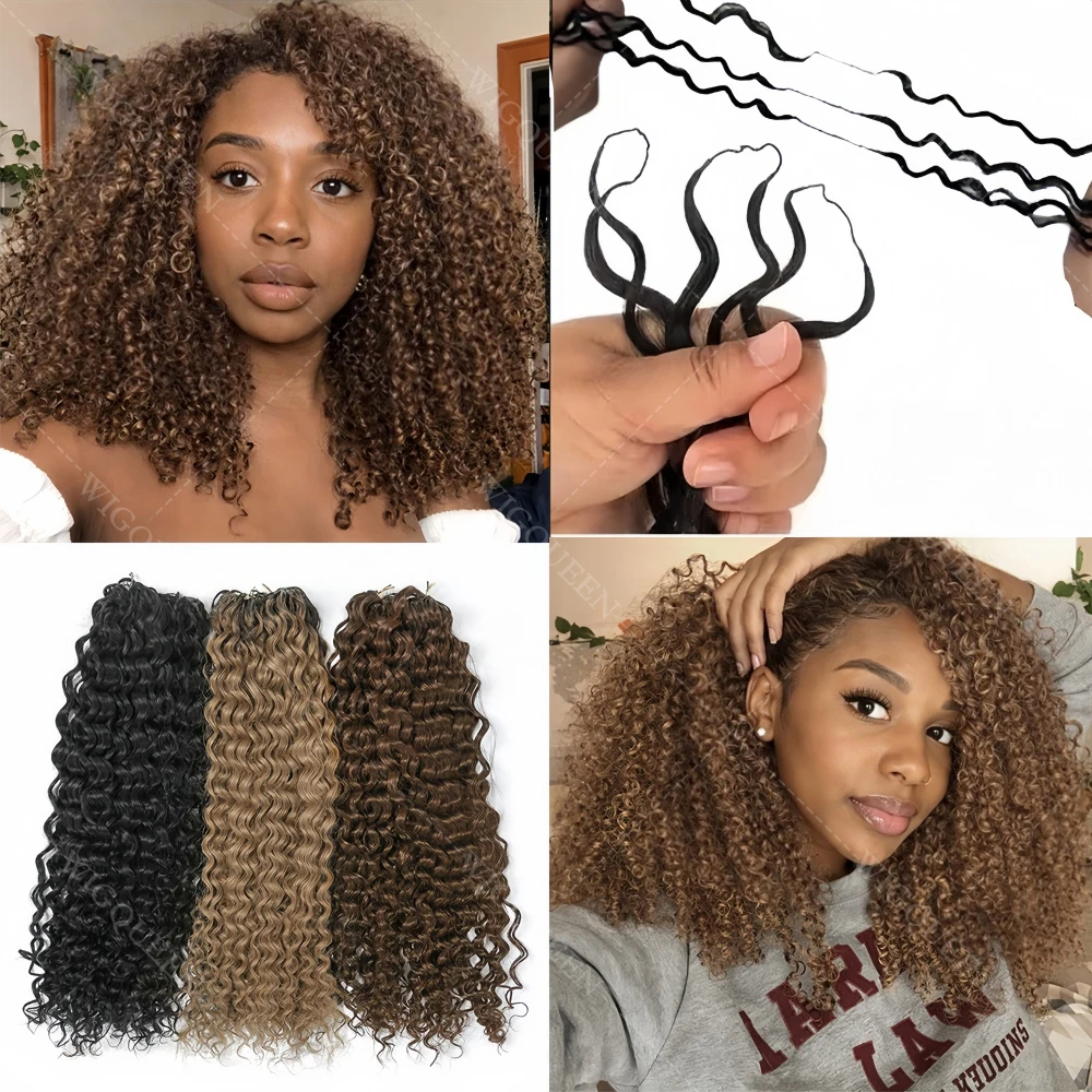 

# 27 афро кудрявые вьющиеся крючком человеческие волосы оптом медовый блондин цветные завитки пикси легкие многоразовые наращивание волос крючком с перьями