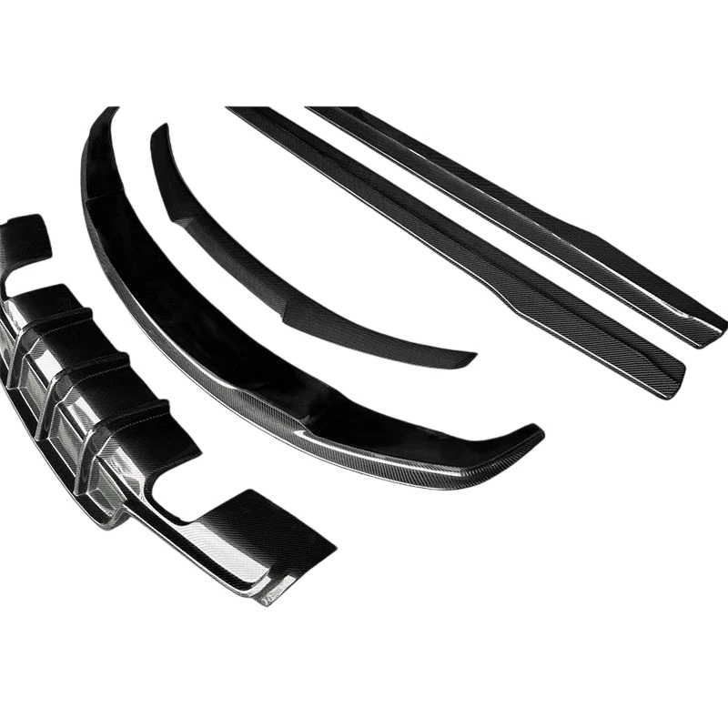 F30 Msport Carbon Fiber Front Lip Rear Diffuser Side Skirt Spoiler for BMW 3 Series F30 Msport 2013-2019