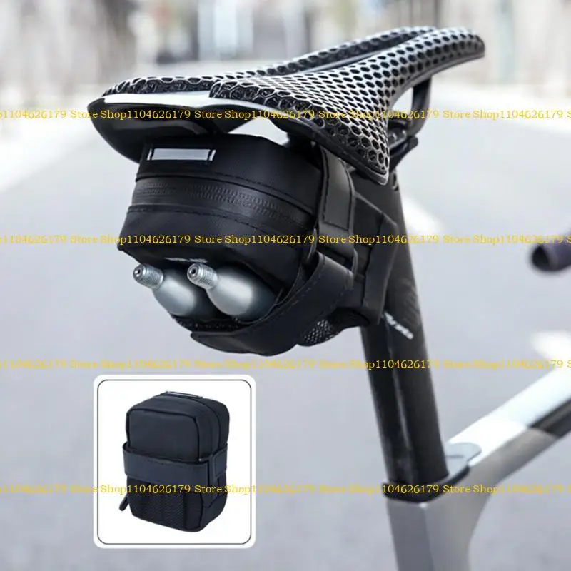 

A1A2 Road Bike Saddles Bag Road Bike Cycling Tail Bag Small Bike Pouches Easy Install