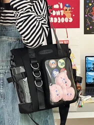 Itabag-Bolso de hombro de nailon para estudiantes universitarios, bolsa de mano japonesa Kawaii, placa de exhibición de insignias, bolsos cruzados, JK