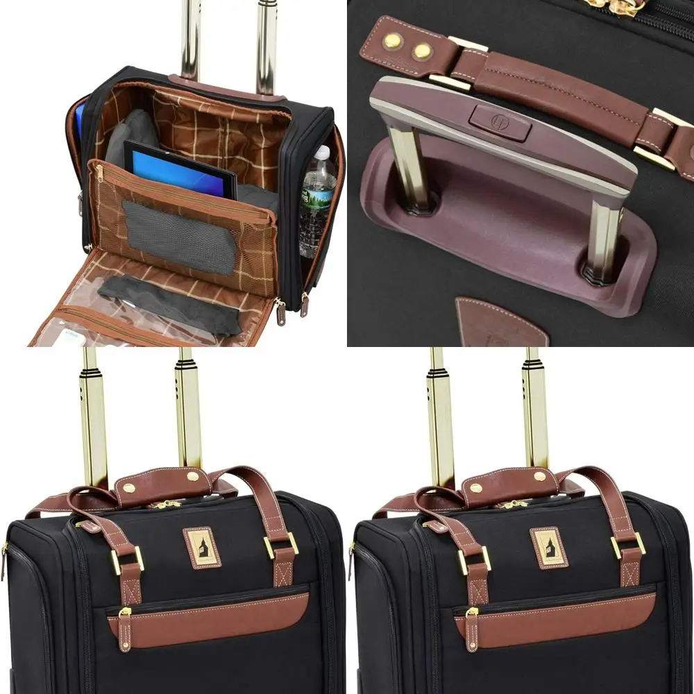 

Westminster 15-Inch Black Under-Seat Bag by London Fog