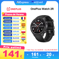 New OnePlus Watch 2R Global Version Smart Watch 1.43” AMOLED Snapdragon W5 Chipset Up to 100h Battery Life Google Wear OS 4 NFC