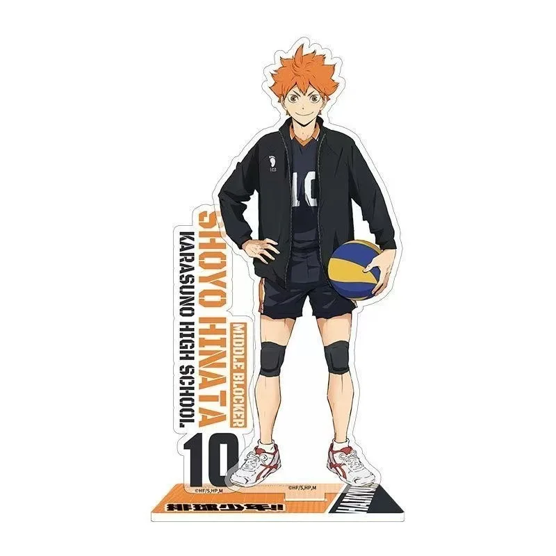 

Original Anime Haikyuu!! Figure Hinata Shoyo Kei Tsukishima Tobio Kageyama Acrylic Standing Plate Kawaii PVC Model Toy Kids Gift