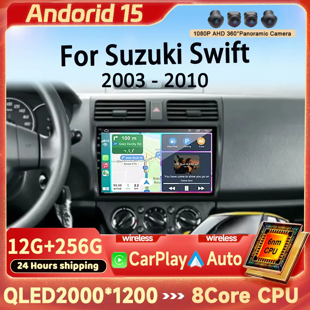 

Android Car Radio Stereo For Suzuki Swift 2003 - 2010 Auto Navigation GPS Head Unit Multimedia Video Player 4G Carplay 2din DVD