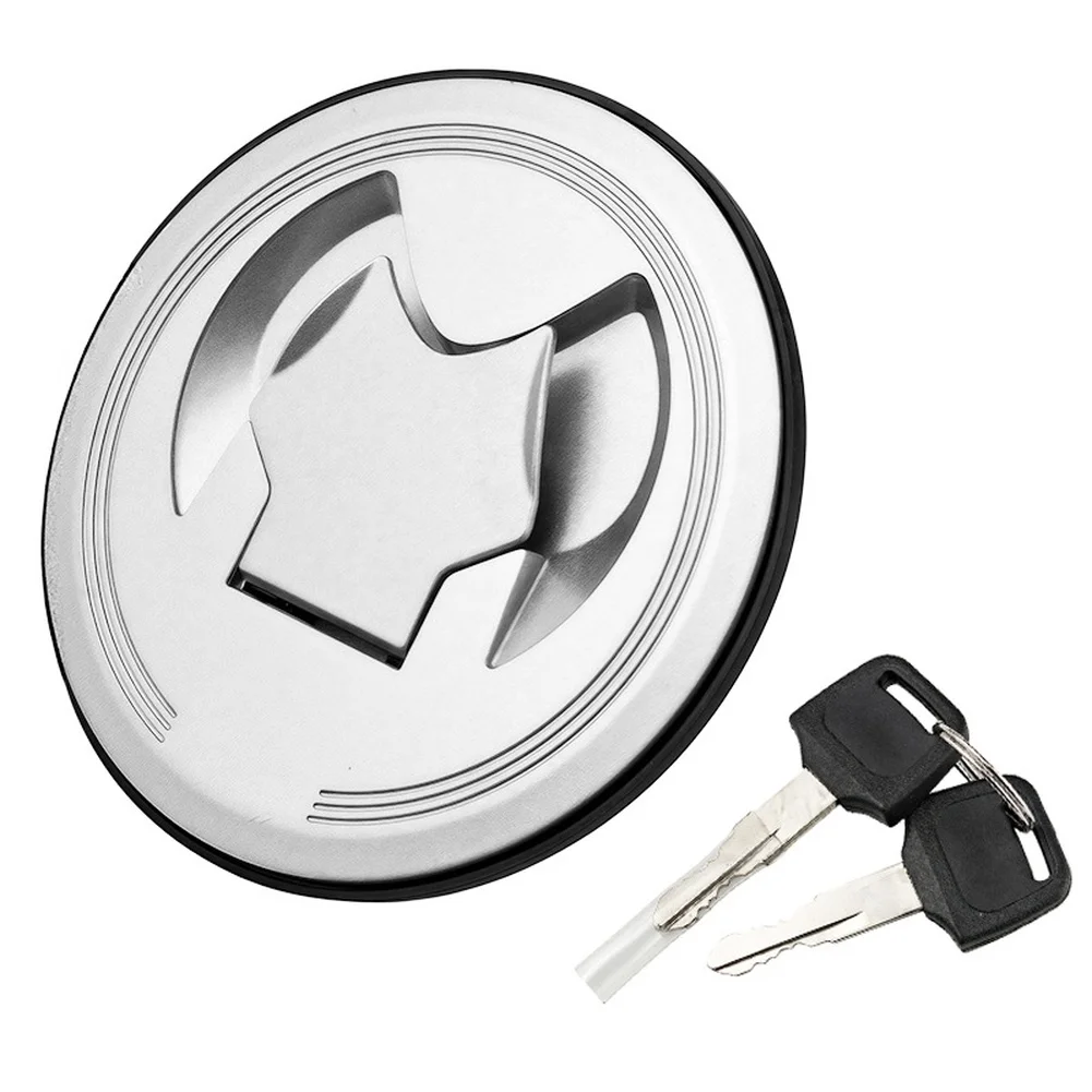 Motorcycle Fuel System Silver Replacement Lock Robust Lock For Motorcycle Cap Fuel Tank Cap Key Lock For Motorcycle