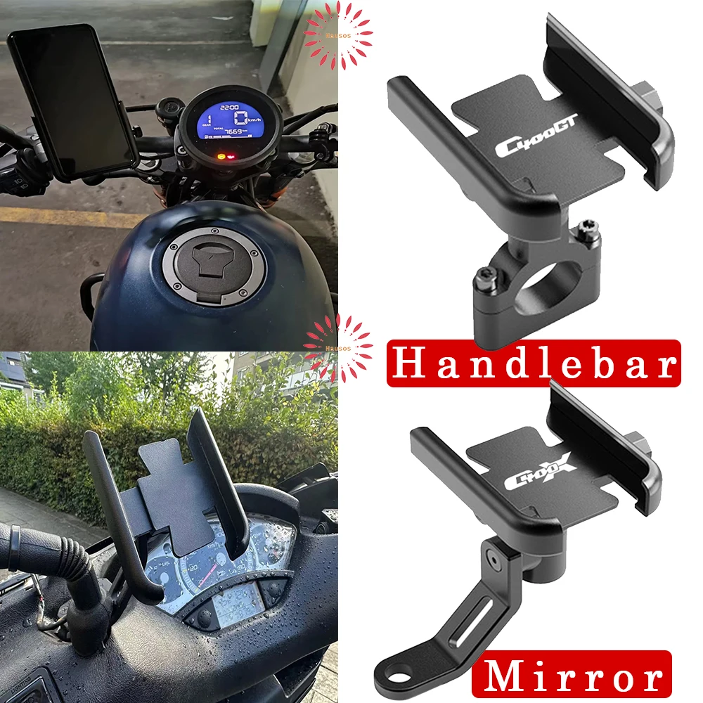

New For BMW C400GT C400X C400 GT X Handlebar GPS Stand Bracket Mount Mobile Phone Holder Motorcycle Accessories Navigation Mount