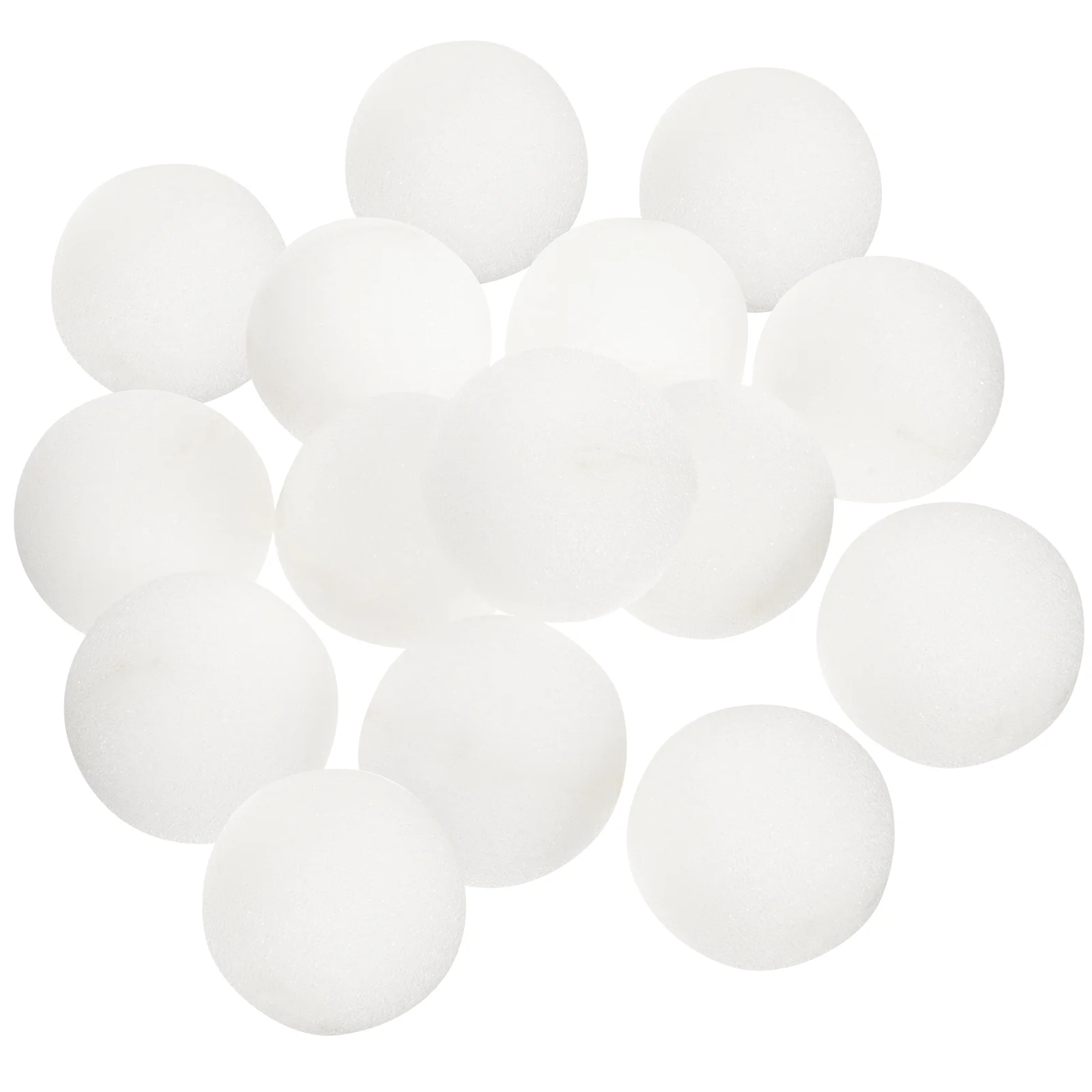 20 Pcs White Clown Nose Sponge Balls 50mm Toy Accessories Makeup Costume Props Party Dress Carnival Supply Cosplay Decor Novelty