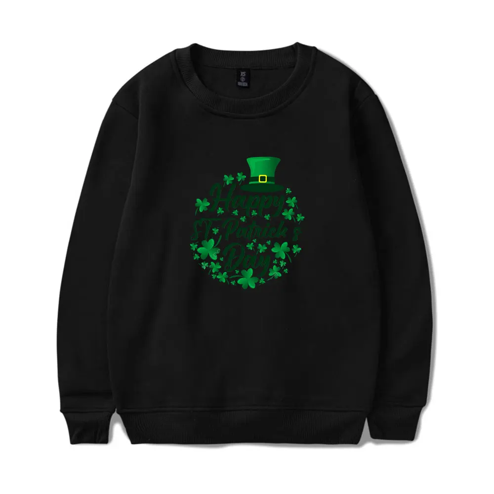 

St.Patrick's Day Sweatshirt Long-Sleeved Top HipHop Pullover Man/Woman Streetwear Fashion Clothes