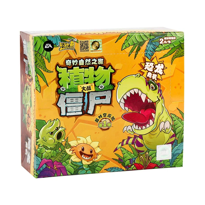 Hot Sell New In 150Pcs KAYOU EA Card Plants Vs. Zombies Collection Original Box Battle Game Wonderful Children\'s Gift Peashooter