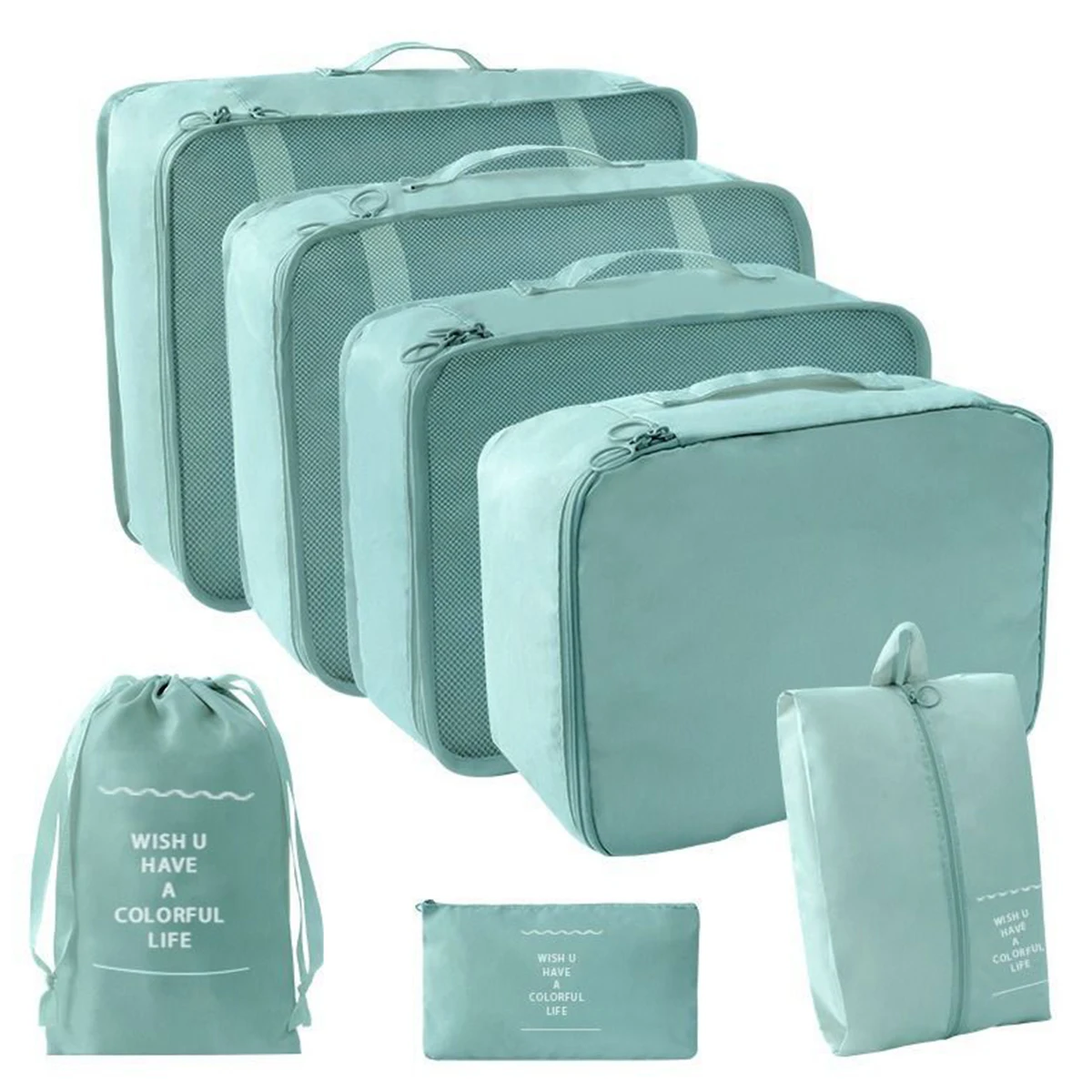 Generic 7-Piece Travel Organizer Packing Cube Set 9