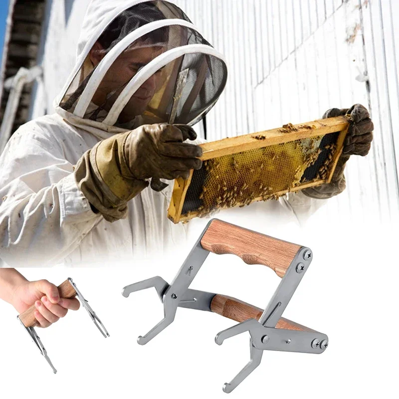 

Stainless Steel Bee Hive Frame Clips Holder Nest Box Clamp Honeycomb Spleen Lifter Capture Grip Beekeeping Equipment