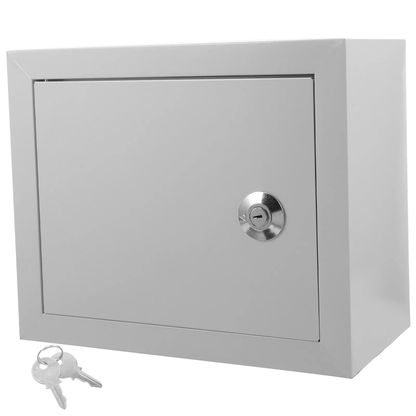 Weather Proof Electrical Box 30x25cm Metal Project Box Splashproof Outdoor Enclosure Durable Rust Resistant for Extreme