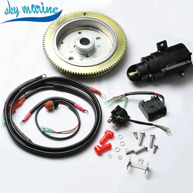 Elektrische Startkit Voor Yamaha Buitenboordmotor T85 2-takt 85pk Vervangende Onderdelen Voor Bootmotoren