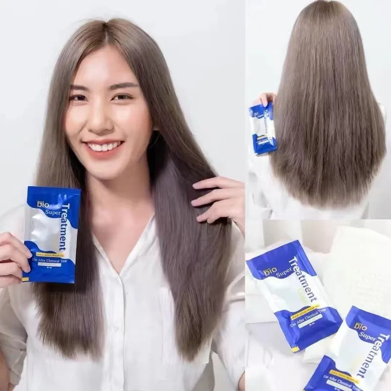 24x30ml Thailand Bio Hair Mask Keratin Conditioner for Deep Repair of Dry Frizzy Damaged Hair Bifurcation Perm