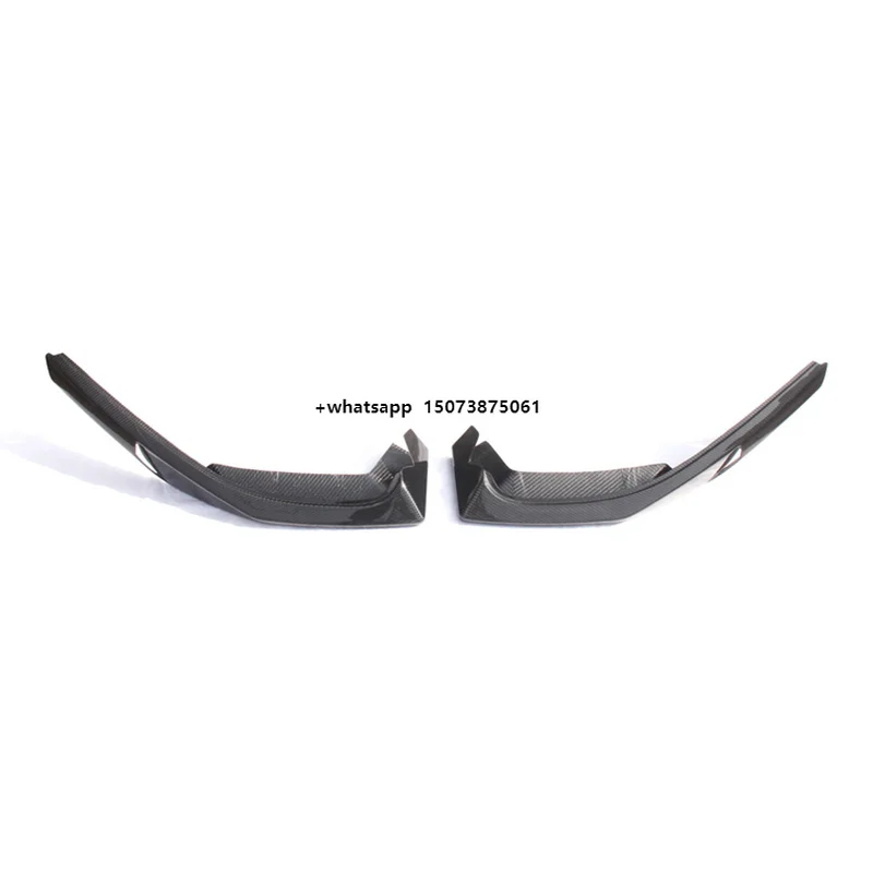 Novos Canards Laterais de Fibra de Carbono Seca Estilo Torado para Para-choque Dianteiro de Carros Lambo Aventador LP700 2011-2015