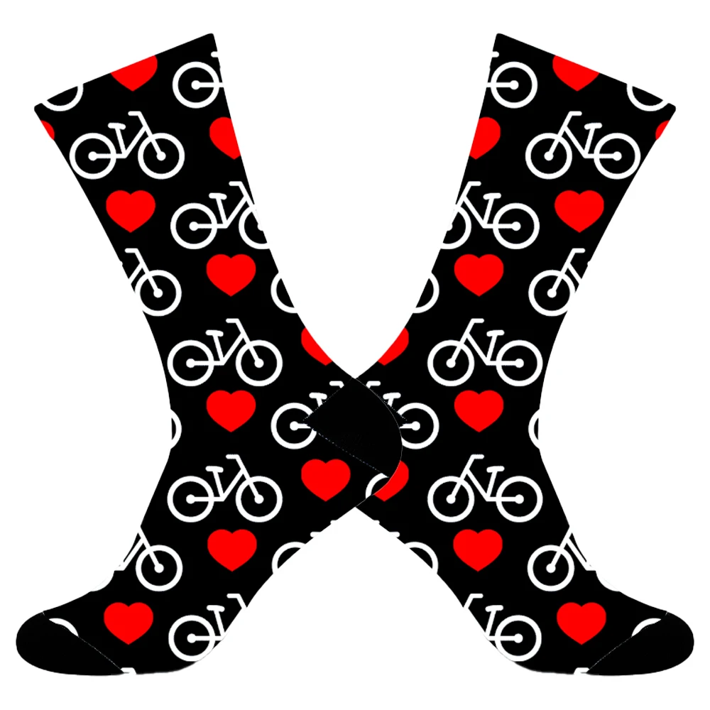 2024 New Unisex Socks Retro Styled Bicycle Bike Mountain Stuff Comfortable Road Cycling Socks Spring Autumn Winter Best Gifts