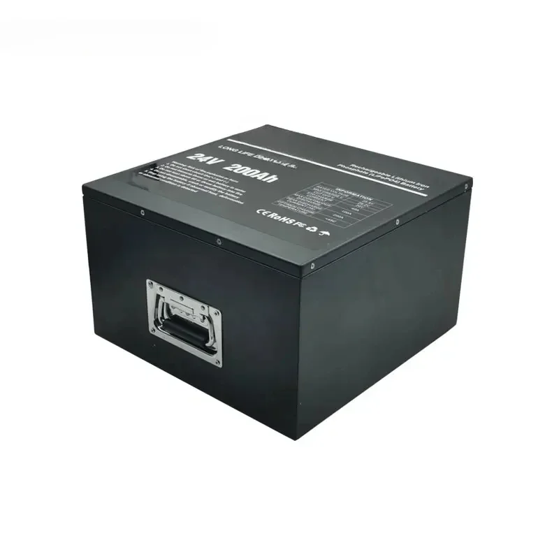 Bateria recarregável de íons de lítio para ferramentas elétricas, barcos, carrinhos de golfe, empilhadeira elétrica, LiFePO4, 24