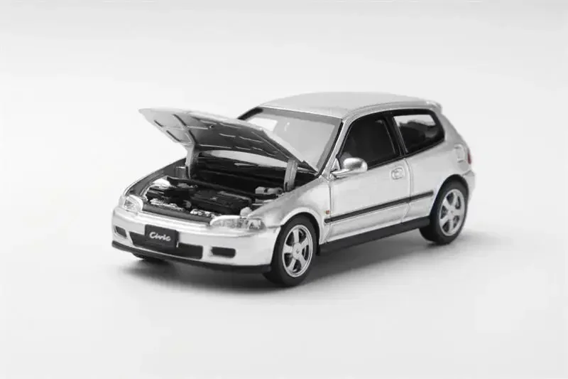 LCD 1:64 CIVIC SiR II(EG6) Engine Hood Openable Diecast Model Car