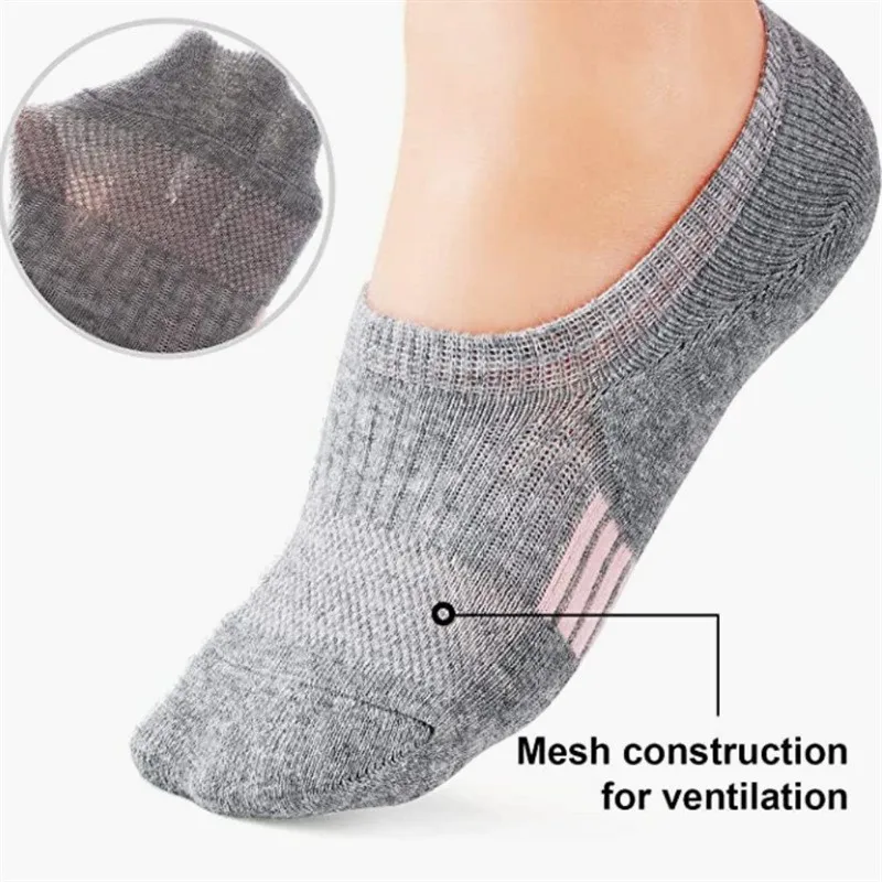 No Show Socks Women Fall And Winter Sweat Absorbing Socks Fantastic Footie Thin Sneaker Socks Men